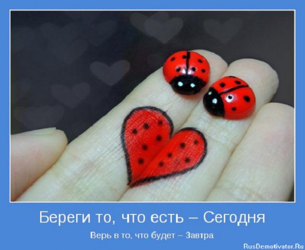 Береги то, что есть сегодня...