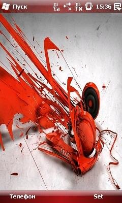 Red Headphones