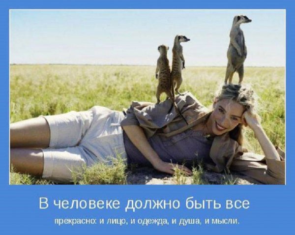 В человеке всё должно быть прекрасно...