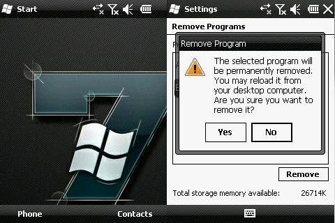 Windows 7 black qvga
