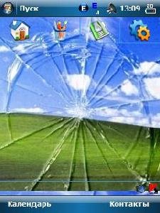 разбитый экран