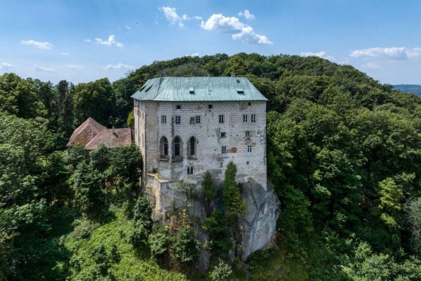 Замок Гоуска замок XIII века в Северной Чехии (9)