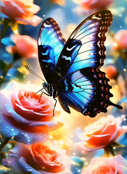 Бабочка-роза