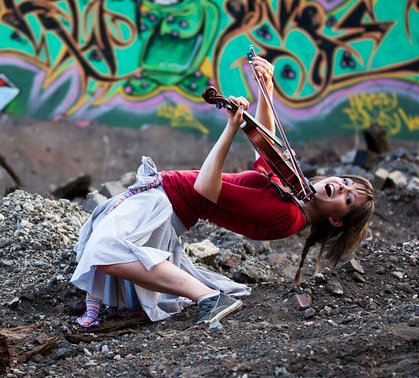 Lindsey Stirling - Carol of the bells Приятная скрипка на звонок