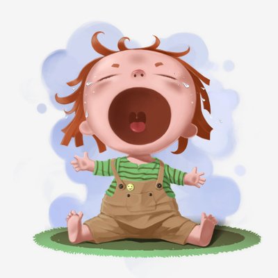 Плачущий   ребенок - &quot;Цифра&quot;