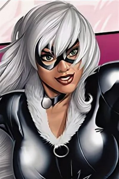 Marvel Black Cat Face (2)