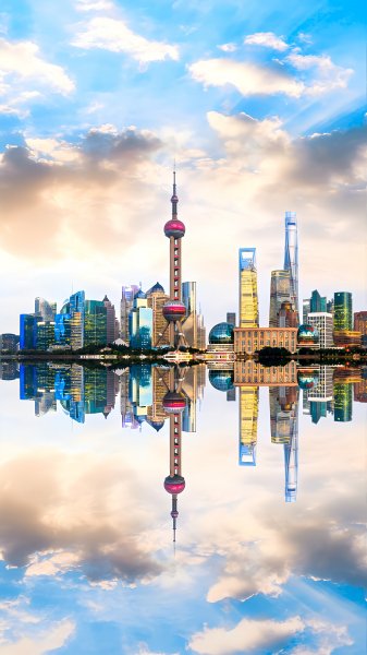 Город Шанхай в Китае