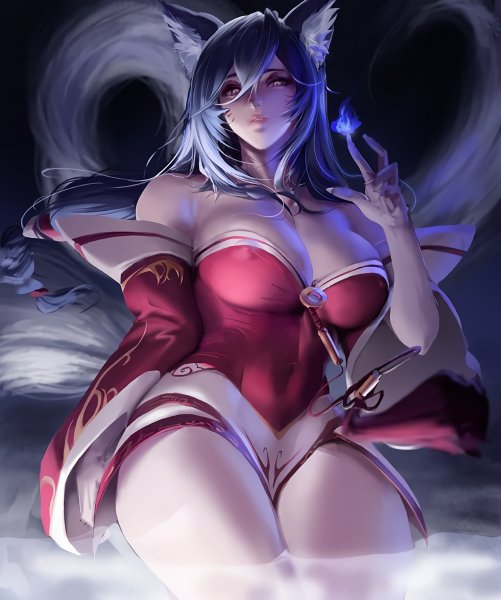 LoL-Ero-League-of-Legends-фэндомы-Ahri-5303890