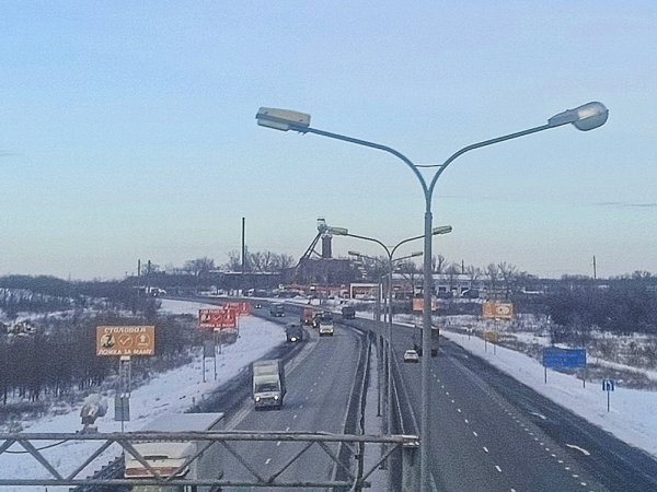 Трасса М4 Дон вертикальный ствол бывшей Шахты аютинская