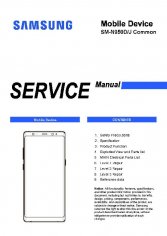 Service manual Samsung Galaxy Note 8 SM-N950D, SM-N950J