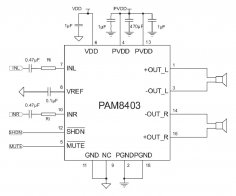 datasheet pam8403