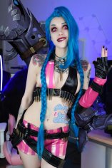 Арт, девушка, косплей, Jinx