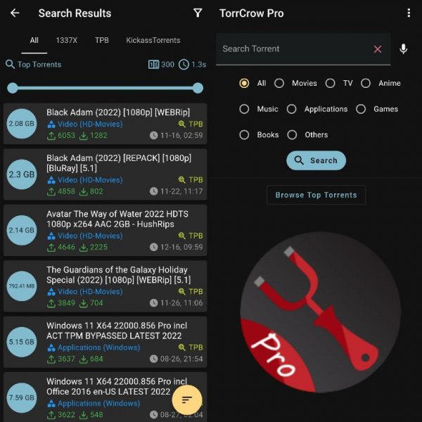 TorrCrow Pro v27.4.0 [Mod] (armeabi-v7a)
