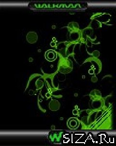 Green walkman abstracts
