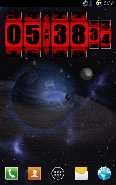 3DRollingClock RED-644500