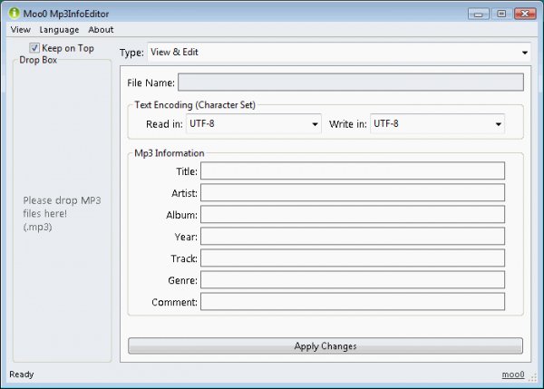 Moo0 Mp3InfoEditor v1.23 Installer