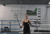 Работа шашкой.Усложнённая восьмёрка