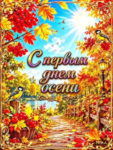 С первым днём осени!