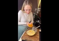 Апельсиновый нежный кекс с маком на завтрак