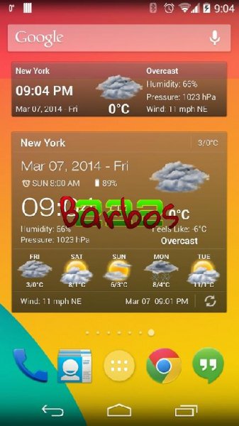 Weather &amp;amp; Clock Widget Full v2.5.2