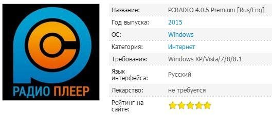 PCRADIO 4.0.4 Premium