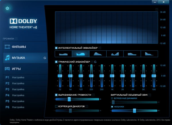Dolby Home Theater v4 для 32- и 64-
