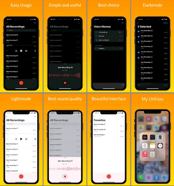 iOS Voice Recorder - Voice Memos (Диктофон) v1.5.3