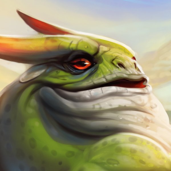 Аватар Лягушки Portrait Frog 1024x1024