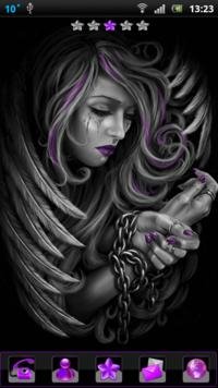 Chained girl GO launcher EX v.1.00 theme