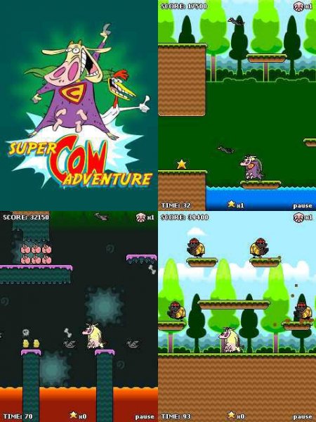 Super Cow and Chicken SE 240x320 k800