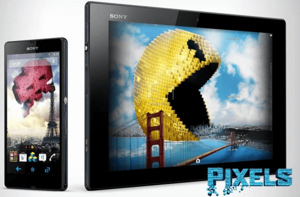 Pixels Xperia Theme v1.0.0