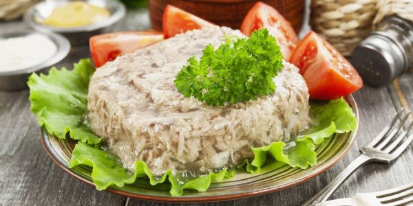 Простой холодец из курицы - без желатина