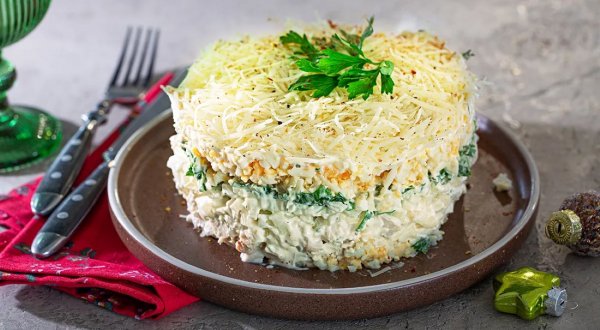 Салат &quot;Мужской каприз&quot; с курицей