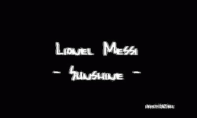 Lionel Messi Sunshine King of th
