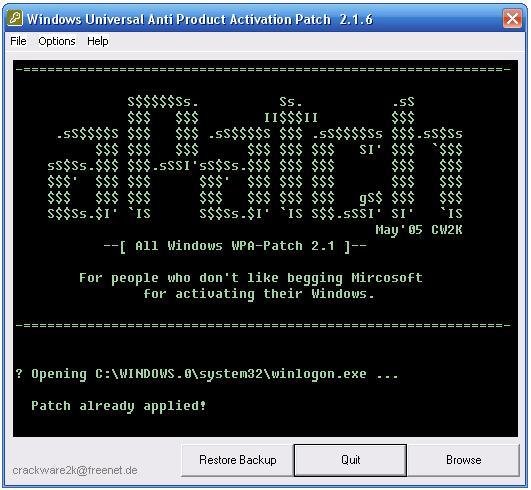 WPA kill 2.1.7