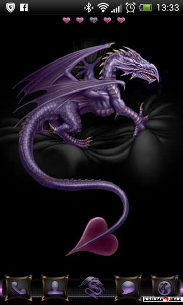Love Dragon Go launcher Ex theme