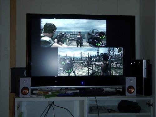 Resident Evil 5 split screen играть вдвоём