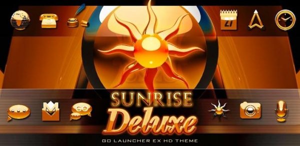 3D Sun Deluxe GO Theme v1.0