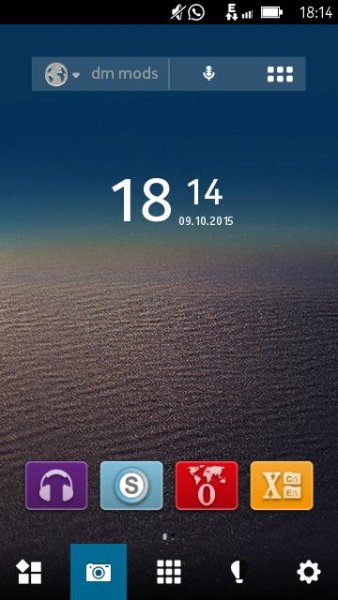 Blue on Black LT Search Widget