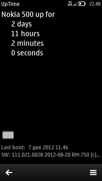 uptime s60 5x 1.0.1