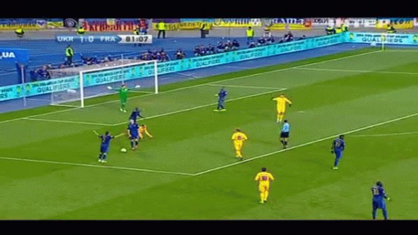 Украина и Франция-2:0