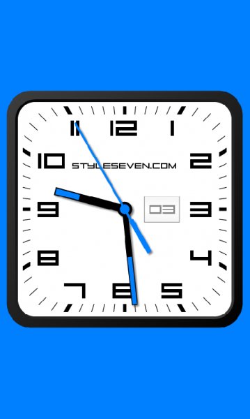 Square Clock Android-7 pro 1.4