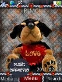 valentine dog-animated