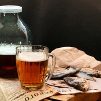 banka-pivo-ryba