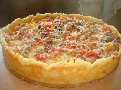 Вкусный Открытый Пирог