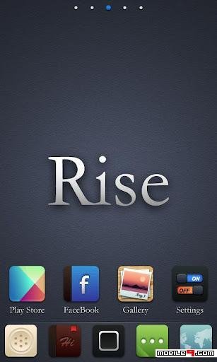 Rise GO launcher theme