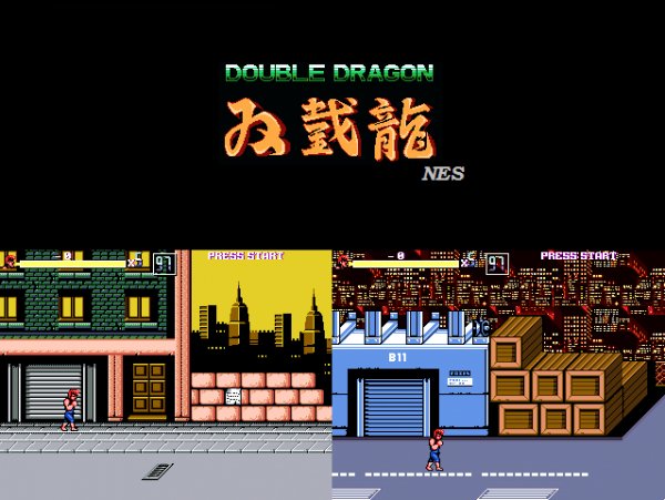 Double Dragon NES beta