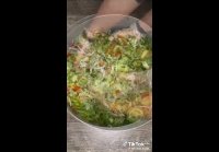 Салат на зиму из зелёных помидор и капусты