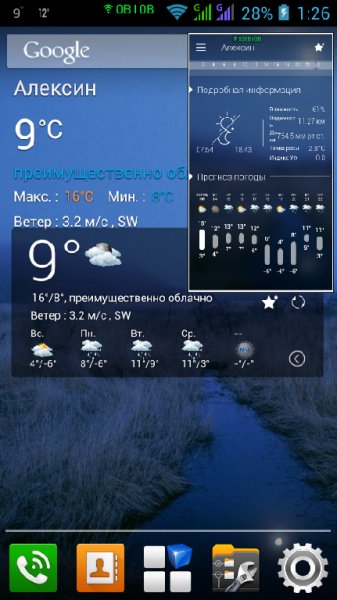 GoWeather v5.11rus Mod Premium