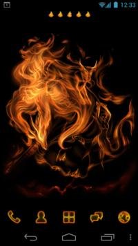 Painting with fire GO launcher theme v.1